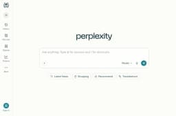 Perplexity — skärmbild