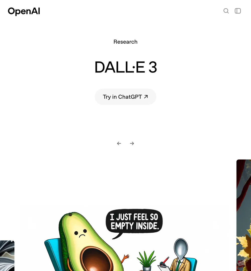 DALL-E 3 screenshot