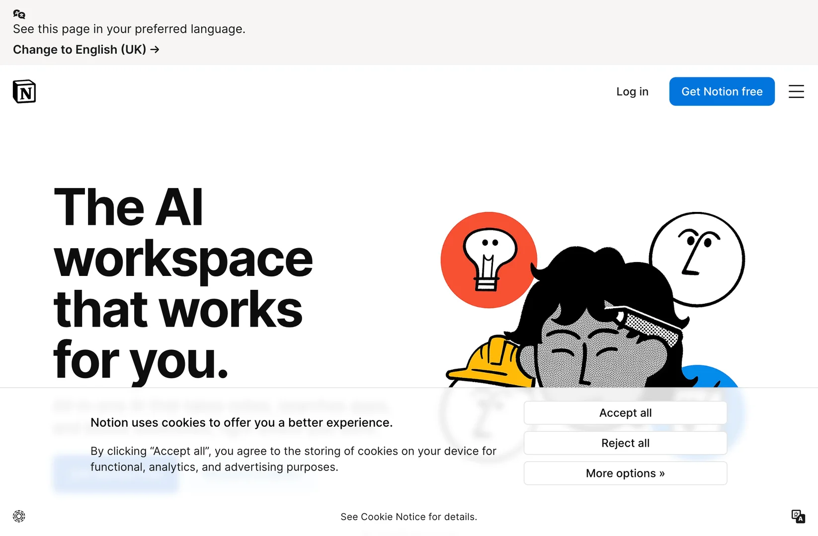 Notion AI screenshot