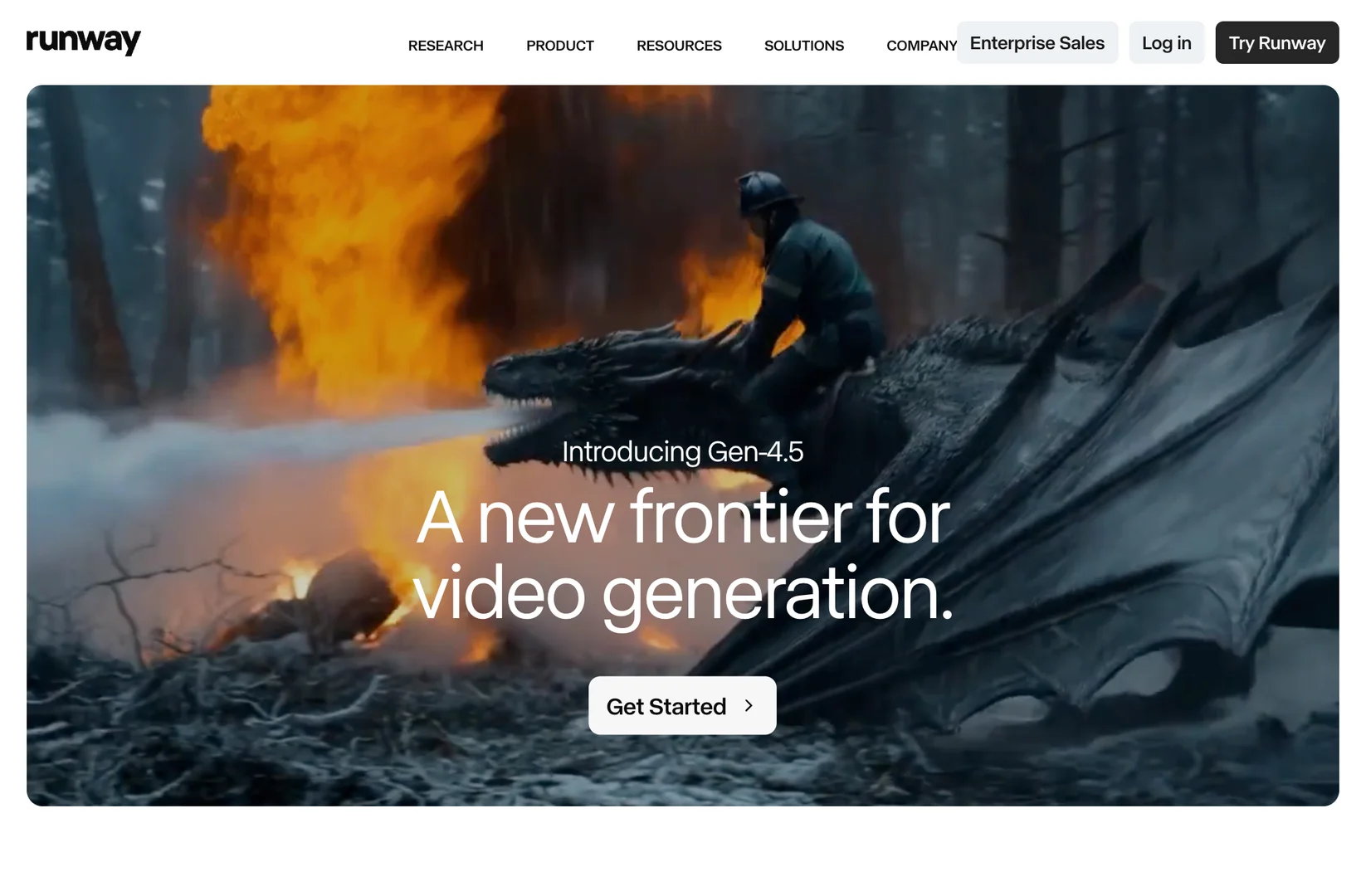Runway ML screenshot